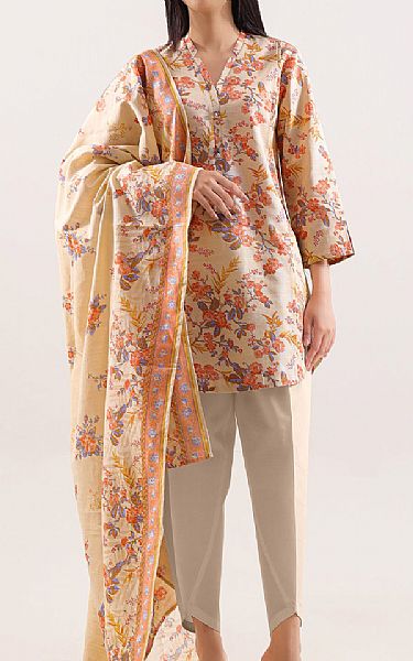 Saya Peach Lawn Suit | Pakistani Lawn Dress in USA- Image 1