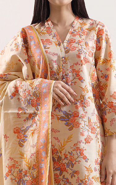 Saya Peach Lawn Suit | Pakistani Lawn Dress in USA- Image 2