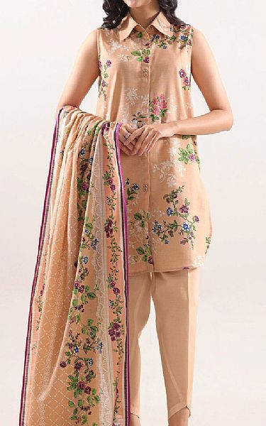Saya Peach Lawn Suit | Pakistani Lawn Dress in USA- Image 1