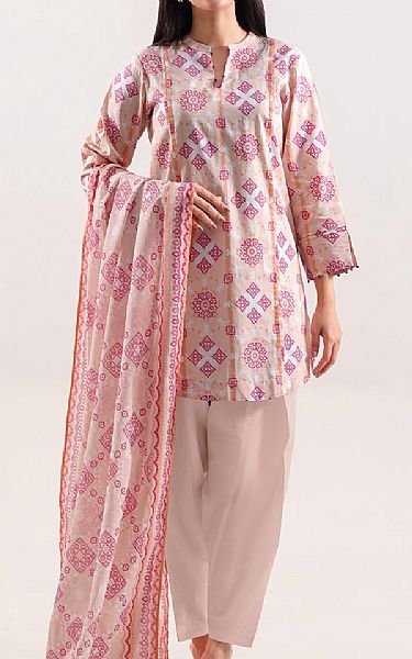 Saya Peach Lawn Suit | Pakistani Lawn Dress in USA- Image 1