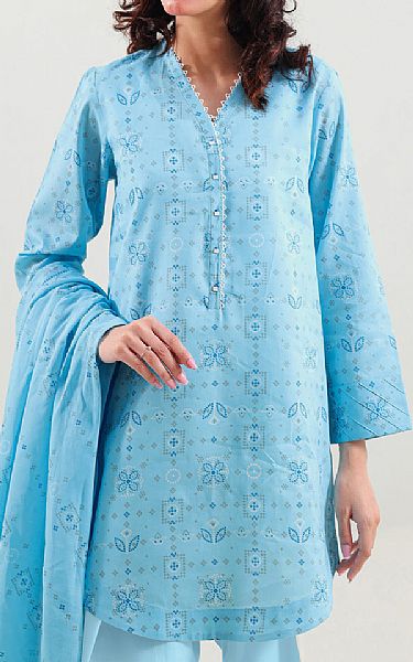 blue lawn dress designs Lsm Blue/Grey Lawn Suit