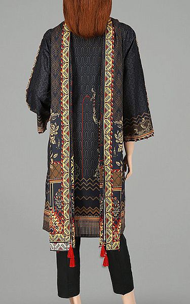 Saya Black Lawn Suit (2 Pcs) | Pakistani Dresses in USA- Image 2