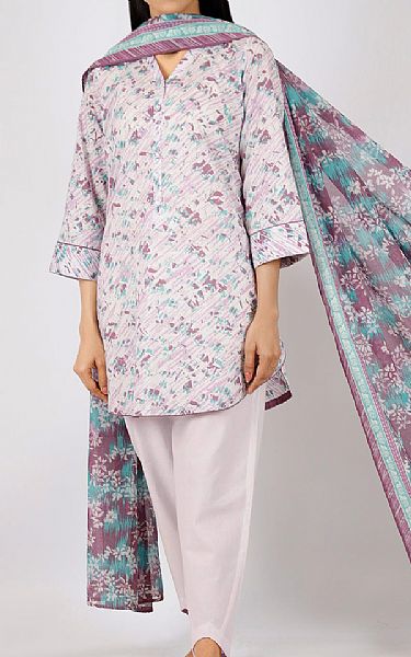 Saya Pale Pink Lawn Suit | Pakistani Lawn Dress in USA- Image 1