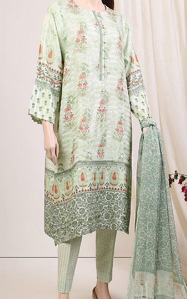 Saya Ash White Zari Filament Suit | Pakistani Lawn Suits- Image 1