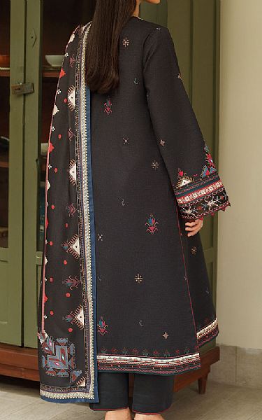 Seran Black Khaddar Suit | Pakistani Winter Dresses in USA- Image 2