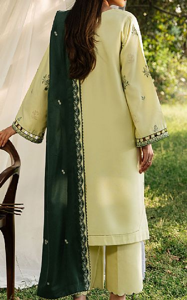 Seran Light Green Karandi Suit | Pakistani Winter Dresses in USA- Image 2