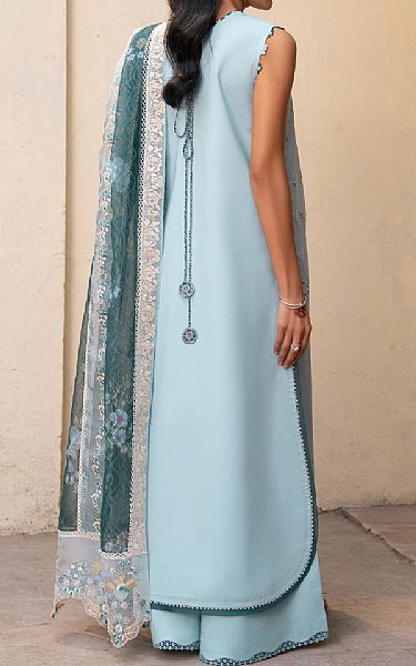 Seran Powder Blue Lawn Suit | Pakistani Lawn Dress in USA- Image 2
