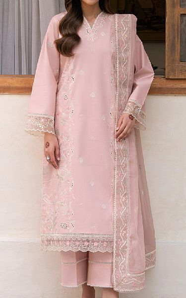 Seran Blush Pink Lawn Suit | Pakistani Lawn Dress in USA- Image 1