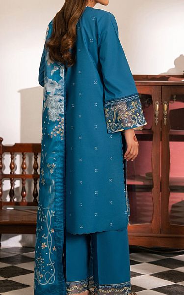 Seran Venice Blue Lawn Suit | Pakistani Lawn Dress in USA- Image 2