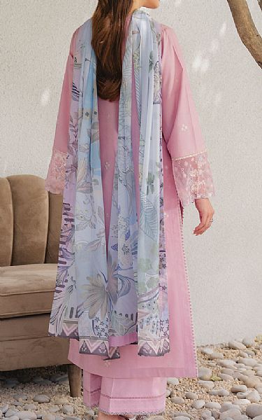Seran Rose Pink Lawn Suit | Pakistani Lawn Dress in USA- Image 2