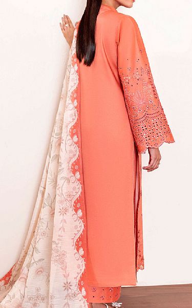 Seran Coral Lawn Suit | Pakistani Lawn Dress in USA- Image 2