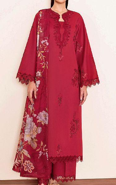 Seran Scarlet Lawn Suit | Pakistani Lawn Dress in USA- Image 1