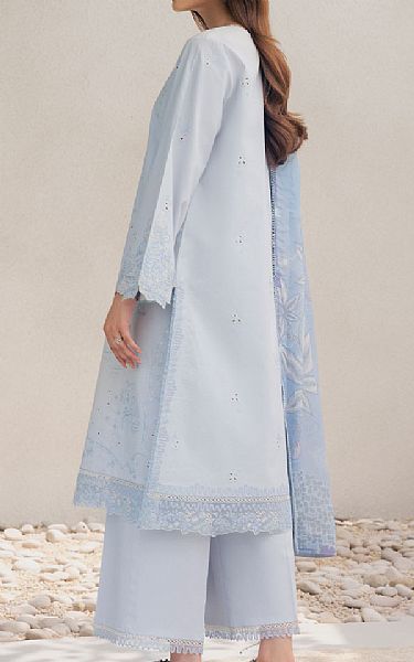 Seran Powder Blue Lawn Suit | Pakistani Lawn Dress in USA- Image 2