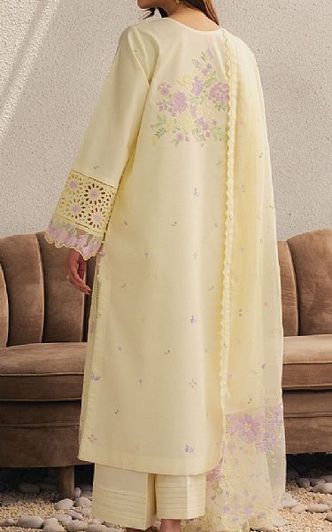 Seran Butter Cream Lawn Suit | Pakistani Lawn Dress in USA- Image 2