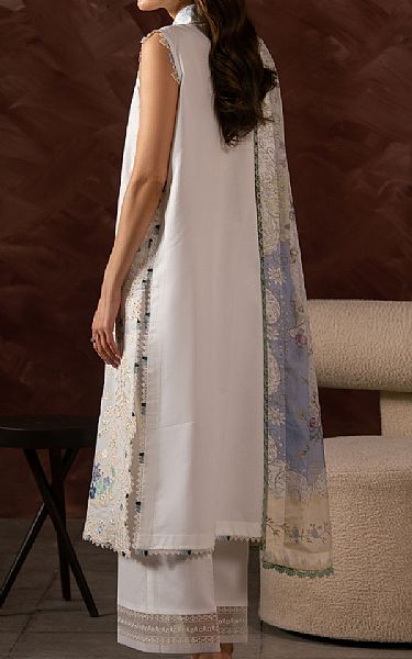 Seran Off-white Lawn Suit | Pakistani Lawn Dress in USA- Image 2
