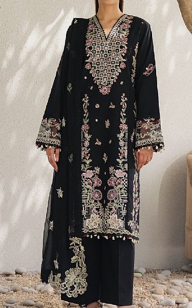 Seran Black Lawn Suit | Pakistani Lawn Dress in USA- Image 1