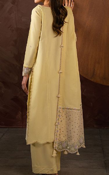 Seran Yellow Lawn Suit | Pakistani Lawn Dress in USA- Image 2