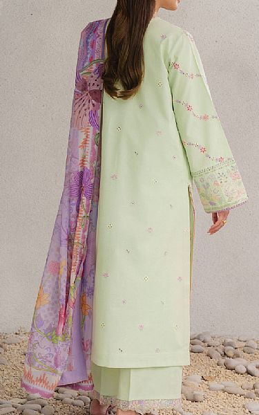 Seran Light Green Lawn Suit | Pakistani Lawn Dress in USA- Image 2