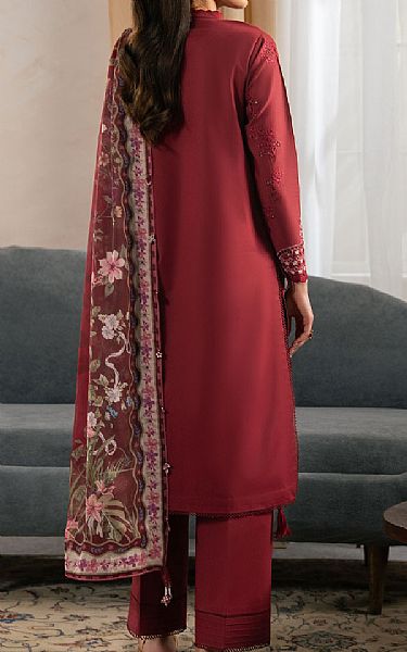 Seran Crimson Lawn Suit | Pakistani Lawn Dress in USA- Image 2