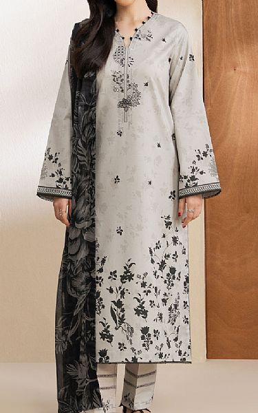 Seran Light Grey Lawn Suit | Pakistani Lawn Dress in USA- Image 1