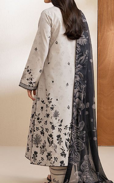 Seran Light Grey Lawn Suit | Pakistani Lawn Dress in USA- Image 2