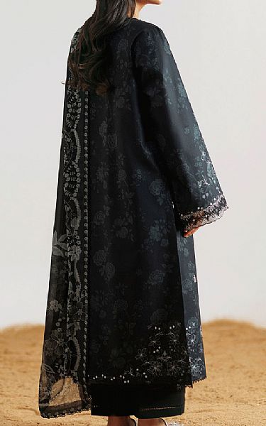 Seran Black Lawn Suit | Pakistani Lawn Dress in USA- Image 2