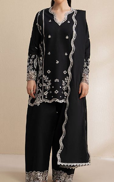Seran Black Lawn Suit | Pakistani Lawn Dress in USA- Image 1