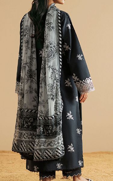 Seran Black Lawn Suit | Pakistani Lawn Dress in USA- Image 2