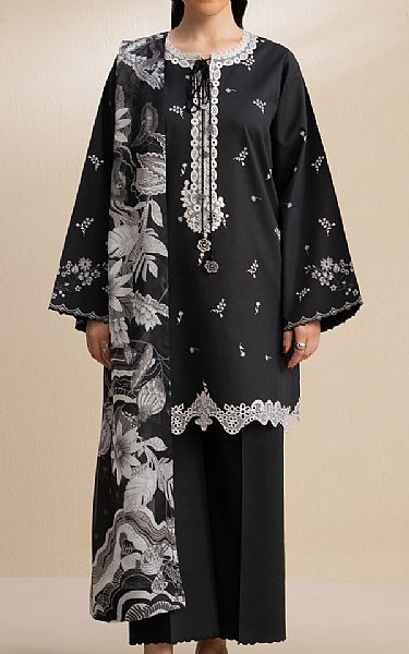 Seran Black Lawn Suit | Pakistani Lawn Dress in USA- Image 1