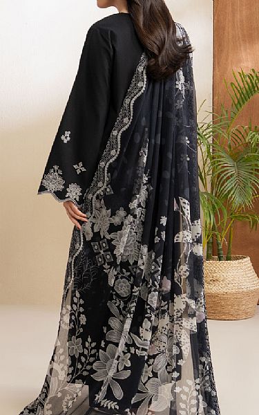 Seran Black Lawn Suit | Pakistani Lawn Dress in USA- Image 2