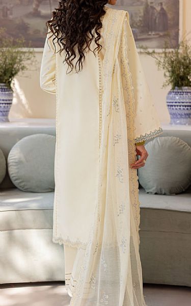 Seran Ivory Lawn Suit | Pakistani Lawn Dress in USA- Image 2
