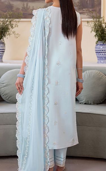 Seran Sky Blue Lawn Suit | Pakistani Lawn Dress in USA- Image 2