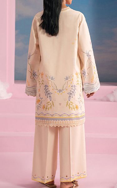 Seran Ivory Lawn Suit (2 pcs) | Pakistani Lawn Dress in USA- Image 2