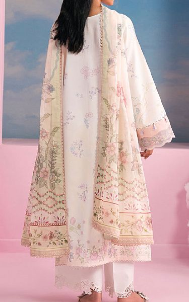 Seran White Lawn Suit (2 pcs) | Pakistani Lawn Dress in USA- Image 2