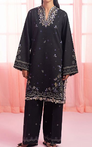 Seran Black Lawn Suit (2 pcs) | Pakistani Lawn Dress in USA- Image 1