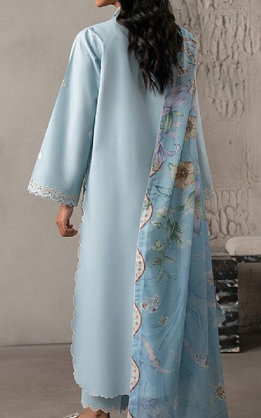 Seran Ice Blue Lawn Suit | Pakistani Lawn Dress in USA- Image 2