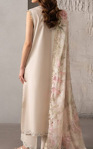 Seran Beige Lawn Suit | Pakistani Lawn Dress in USA- Image 2