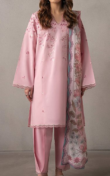 Seran Blush Pink Lawn Suit | Pakistani Lawn Dress in USA- Image 1