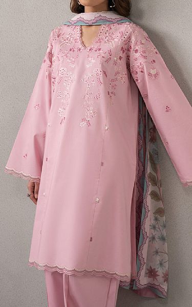 Seran Blush Pink Lawn Suit | Pakistani Lawn Dress in USA- Image 2