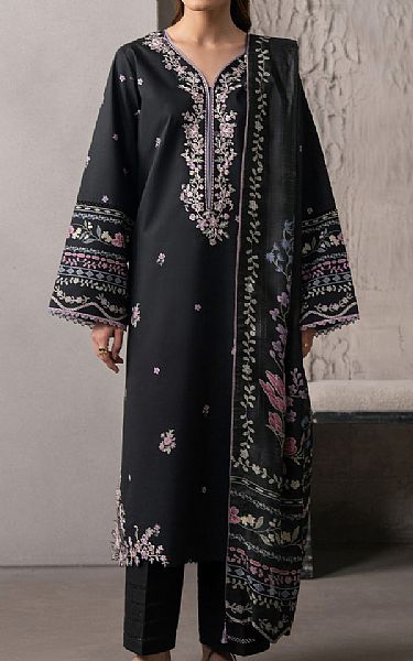 Seran Black Lawn Suit | Pakistani Lawn Dress in USA- Image 1