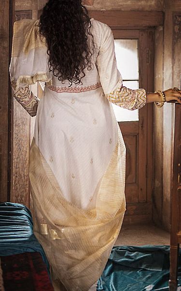 Seroli White Lawn Suit (2 Pcs) | Pakistani Pret Wear Clothing by Seroli- Image 2