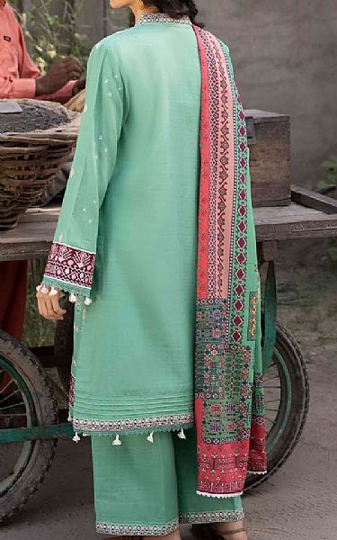 Seroli Mint Green Khaddar Suit | Pakistani Dresses in USA- Image 2