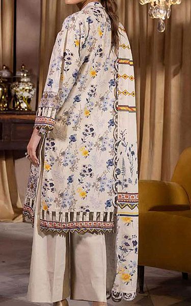 Shaista Ivory Khaddar Suit | Pakistani Winter Dresses in USA- Image 2