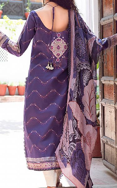 Shiza Hassan Indigo Lawn Suit | Pakistani Dresses in USA- Image 2