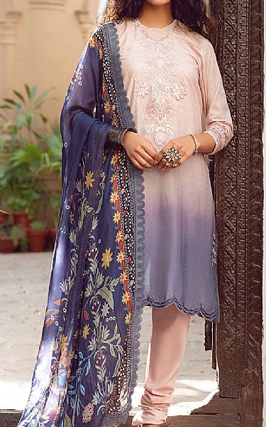 Shiza Hassan Ivory/Lavender Lawn Suit | Pakistani Dresses in USA- Image 1
