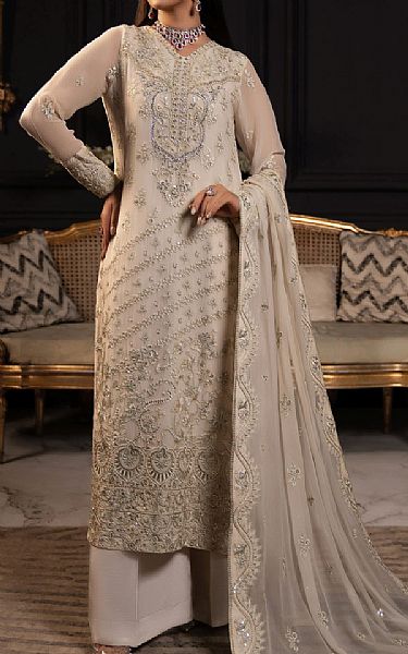 Sifa Rodeo Dust Chiffon Suit | Pakistani Embroidered Chiffon Dresses- Image 1