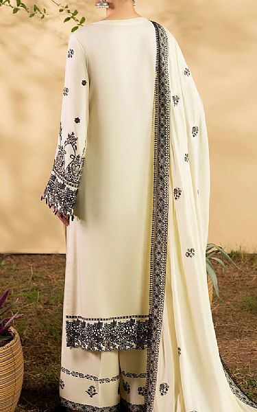 Sifa Off White Viscose Suit | Pakistani Winter Dresses in USA- Image 2