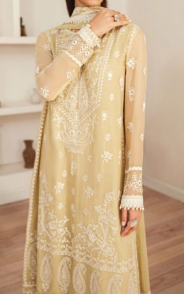 Sifa Winter Hazel Chiffon Suit | Pakistani Embroidered Chiffon Dresses USA- Image 3