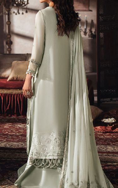 Sifa Light Green Chiffon Suit | Pakistani Embroidered Chiffon Dresses USA- Image 2