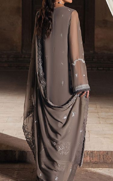 Sifa Grey Chiffon Suit | Pakistani Embroidered Chiffon Dresses USA- Image 2